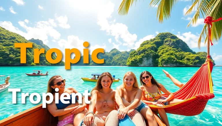 Beautiful package tour illustration of Lombok’s beaches and mountains inviting travelers to explore Indonesia's tropical paradise.