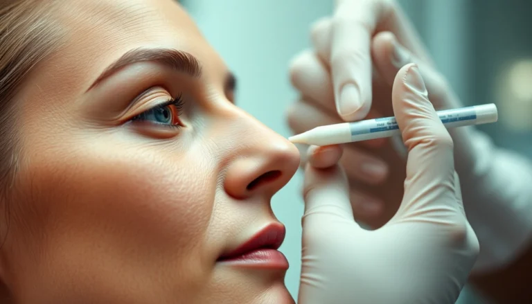 Botox Zürich: A professional consultation demonstrating precise Botox application for a youthful look in Zurich.