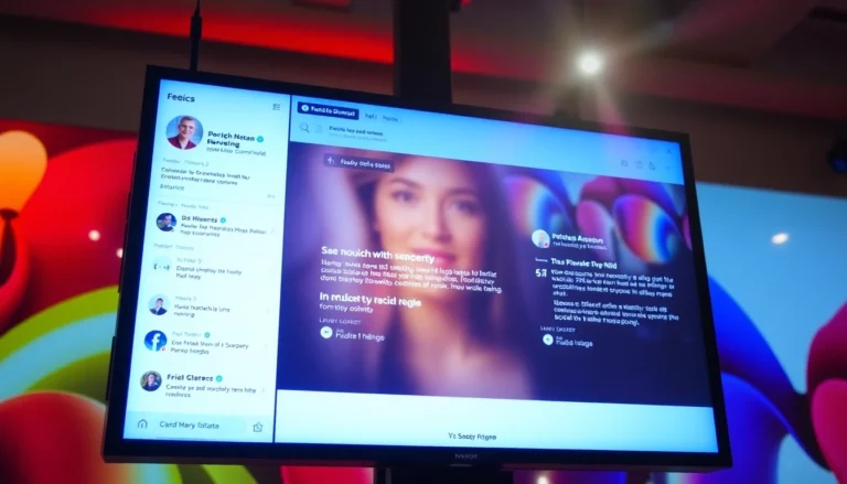 People viewing social network updates on digital devices to stay connected and informed