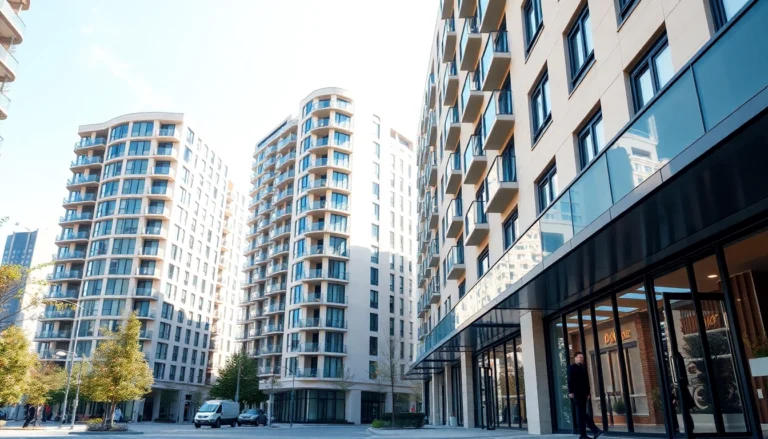 Rental Property Investment strategies with modern city apartments to maximize returns and asset
